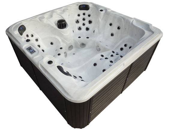 201 side view backyard spa