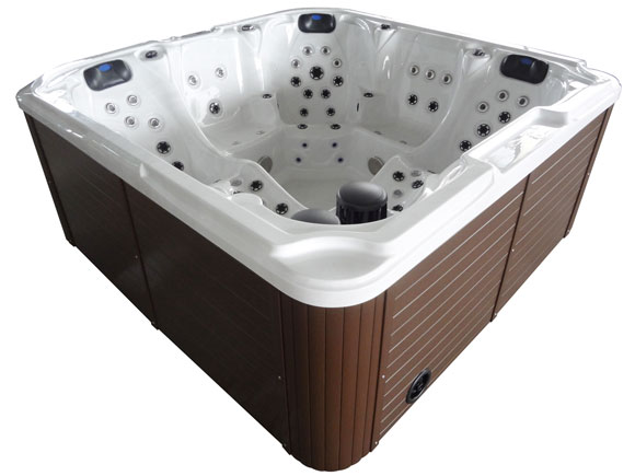 205 side view outdoor hot tub spa