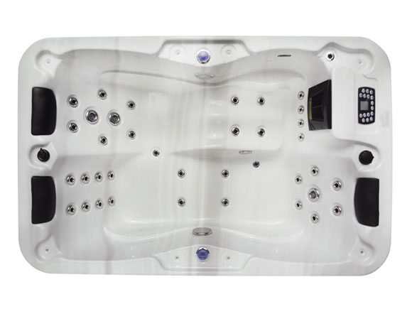 503H planview indoor hot tub