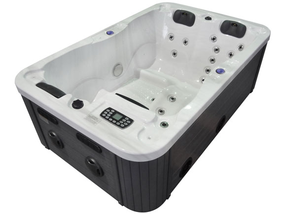 505H side view indoor portable hot tub