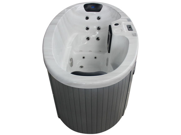 805 side view small indoor hot tub