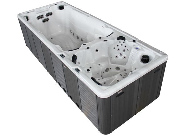 8801 side view hot tub pool combo