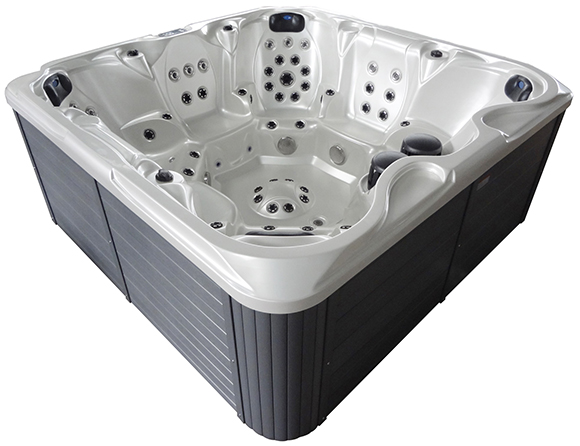 202 side view best value hot tub