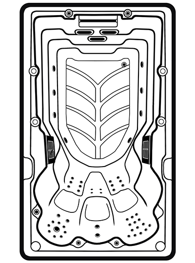 swimming pool sketch drawing